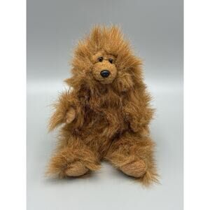 Russ Teddy Bear Grizz Brown Furry Plush 8 Inch Stuffed Animal